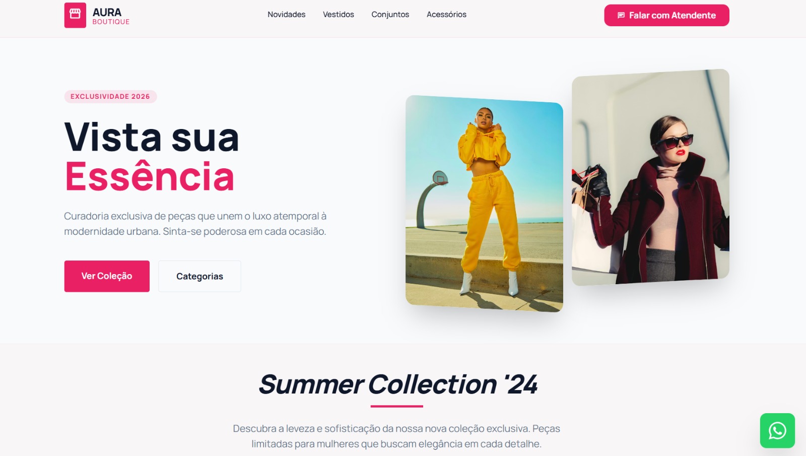 Landing Page Loja de Roupa